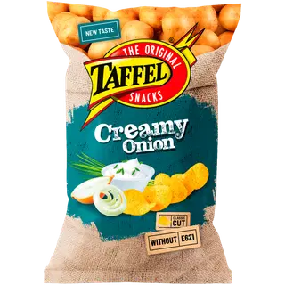 Kartulikrõpsud hapukoore-sibulamaitselised, TAFFEL, 180 g