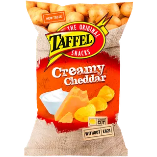 TAFFEL Cheddari juustu maitselised siledad kartulilaastud 180g