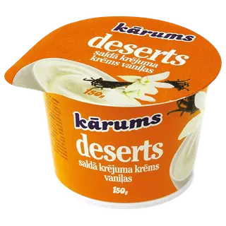Karums Karums koorekreem vanilliga, 150 g