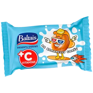Baltais Glasuuritud karamellimaitseline dessert C-vitamiiniga 38g