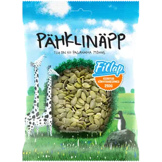Pähklinäpp kooritud kõrvitsaseemned 250g, Fitlap