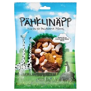 Pähkli-puuviljade segu PÄHKLINÄPP 200g