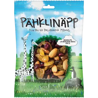 Mandlite ja marjade segu Pähklinäpp 200g