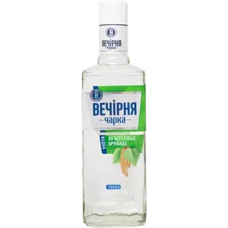 Vechirnja Charka Birch vodka 40%Vol 500ml