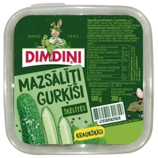 Värsked soolakurgi viilud 500g