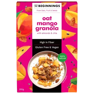 Beginnings vegan kaera müsli mangoga 200g