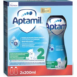 Aptamil Pronutra Advance 2 6K Valmis jätkupiimasegu 2*200ml