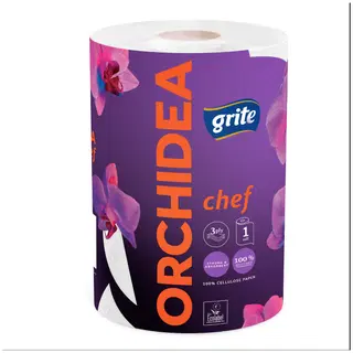 Majapidamispaber Grite Orchidea 3-kihline 1 rull/200 lehte