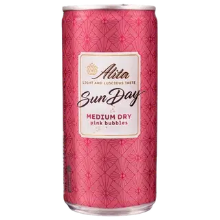 Alita Sunday Pink Medium Dry gaseeritud puuviljavein 7,5%vol 200ml