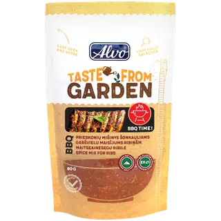 Alvo bbq-vürtside segu ribidele 80g