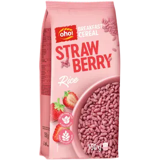 Oho maasikamaitselised riisihelbed 150g