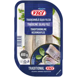 Heeringafilee traditsiooniline VICI,400g