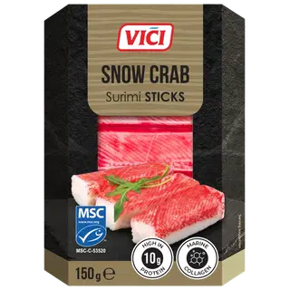 Krabimaitselised surimi pulgad, 150g