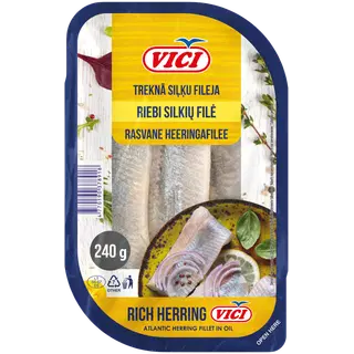 Heeringafilee rasvane VICI, 240g