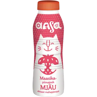 Aasa maasikamaitseline piimajook 2,3%, 450ml