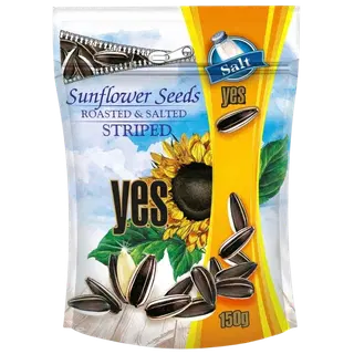 Y.E.S. triibulised päevalilleseemned soolaga 150g