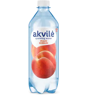 Akvile gaseeritud vesi Virsik 600 ml