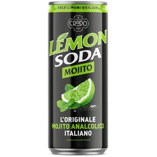 Crodo Mojito mündi-laimimaitseline alkoholivaba karboniseeritud karastusjook 330 ml
