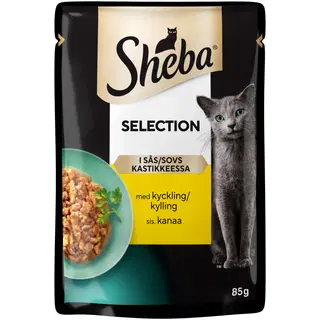 Sheba täissööt kassidele kanalihaga kastmes 85g