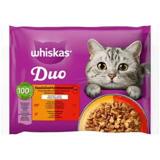 Whiskas Täissööt  Pouch Tasty Duo Classic 85g