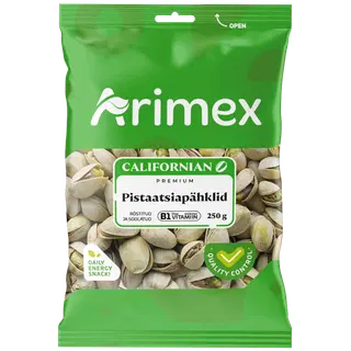 ARIMEX Premium pistaatsiapähklid 250G