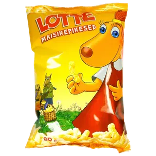 Lotte magusad glasuuritud maisipulgad 80 g