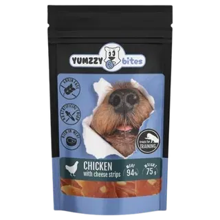 Kanaribad juustuga YUMZZYBITES koertele, 75g