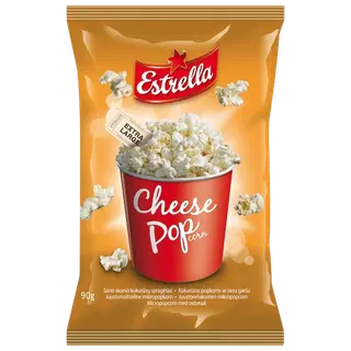 ESTRELLA Mikropopkorn juustumaitseline 90 g