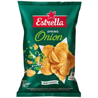 Estrella sibulamaitselised sakilised kartulikrõpsud 130 g