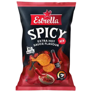 Estrella kartulikrõpsud Vürtsika kastme maitseliseline 115g