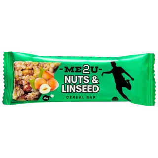 ME2U teraviljabatoon Pähklid ja linaseemned 45 g