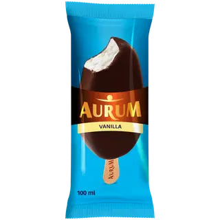 Aurum Vanillijäätis Kakaoglasuuriga 100 ml