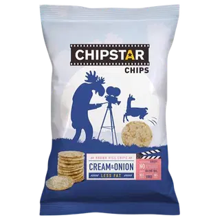 Chipstar hapukoore- ja sibulamaitselised riisikrõpsud 60 g