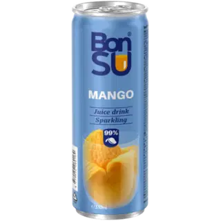 BONSU Gaseeritud mangomahl 99% 330 ml