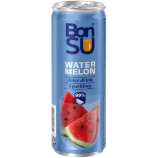 BONSU Gaseeritud arbuusimahl 99% 330 ML