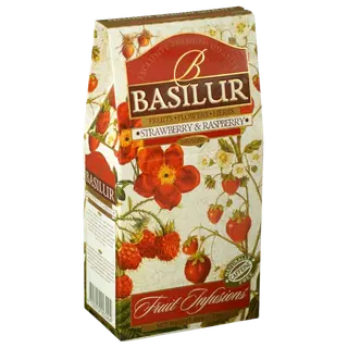 Basilur puuvilja purutee maasika ja vaarika 100 g