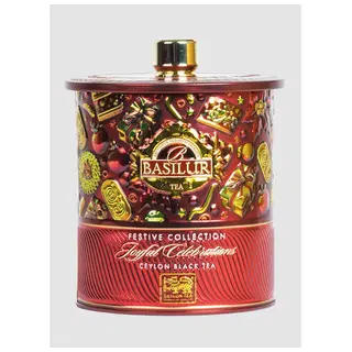 Basilur Must tee Joyful Celebrations 75g metallpurgis