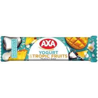 Axa müslibatoon jogurti ja troopiliste viljadega 25g