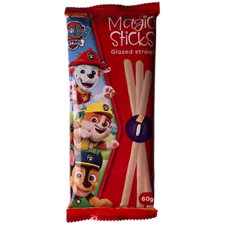Paw patrol valge šokolaadi kattega küpsisepulgad 60g