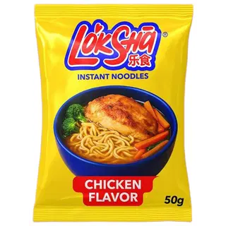 Loksha kanalihamaitselise puljongiga kiirnuudlid 60g