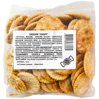 Grona pakitud kreeker crispy 150g