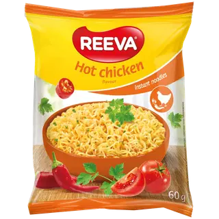 Nuudlid kanamaitseline hot Reeva 60g