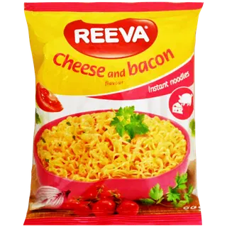 Kiirnuudlid juustu- ja peekonimait. Reeva 60g
