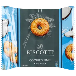 Biscotti küpsis kookoshelvestega 170g