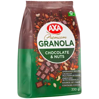 Müsli šok.pähklitega Premium AXA 330g
