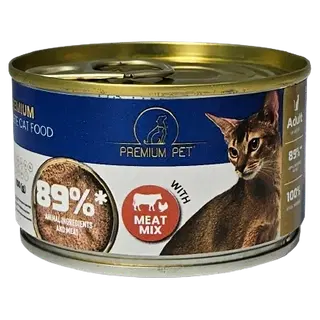 Premium Pet pasteet kassidele Meat Mix 100g