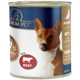 Premium Pet pasteet koertele veiselihaga 415g