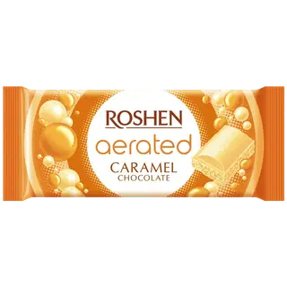 Roshen õhuline valge karamellišokolaad 80g
