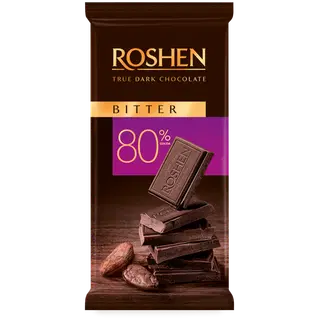 Roshen tume šokolaad Bitter 80% 85g