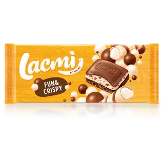 Piimašokolaad Lacmi Fun&Crispy 85g